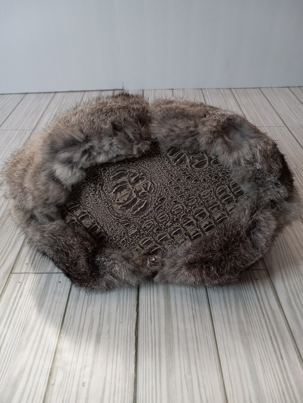 Y2K Faux Fur Indie Sleeze Rhinestone Studded Bag - Picture 7 of 13